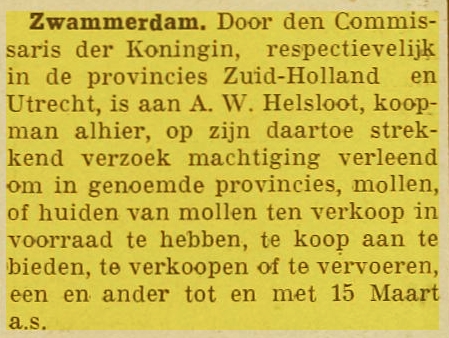 Aart Wouter Helsloot 1882 De Rijnbode 05-01-1929