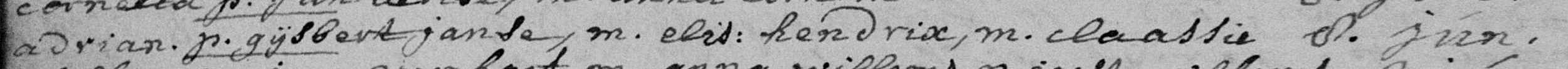 Adrianus de Lange 1688 doopboek