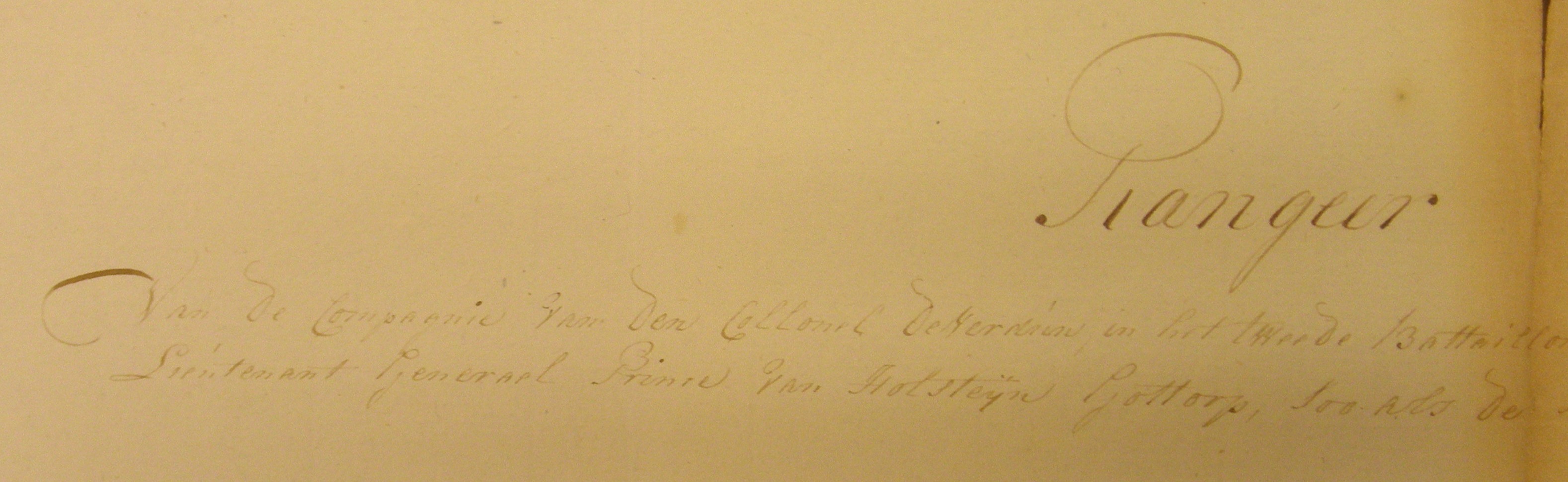 Adrianus Helsloot 1756 rangeerlijst II