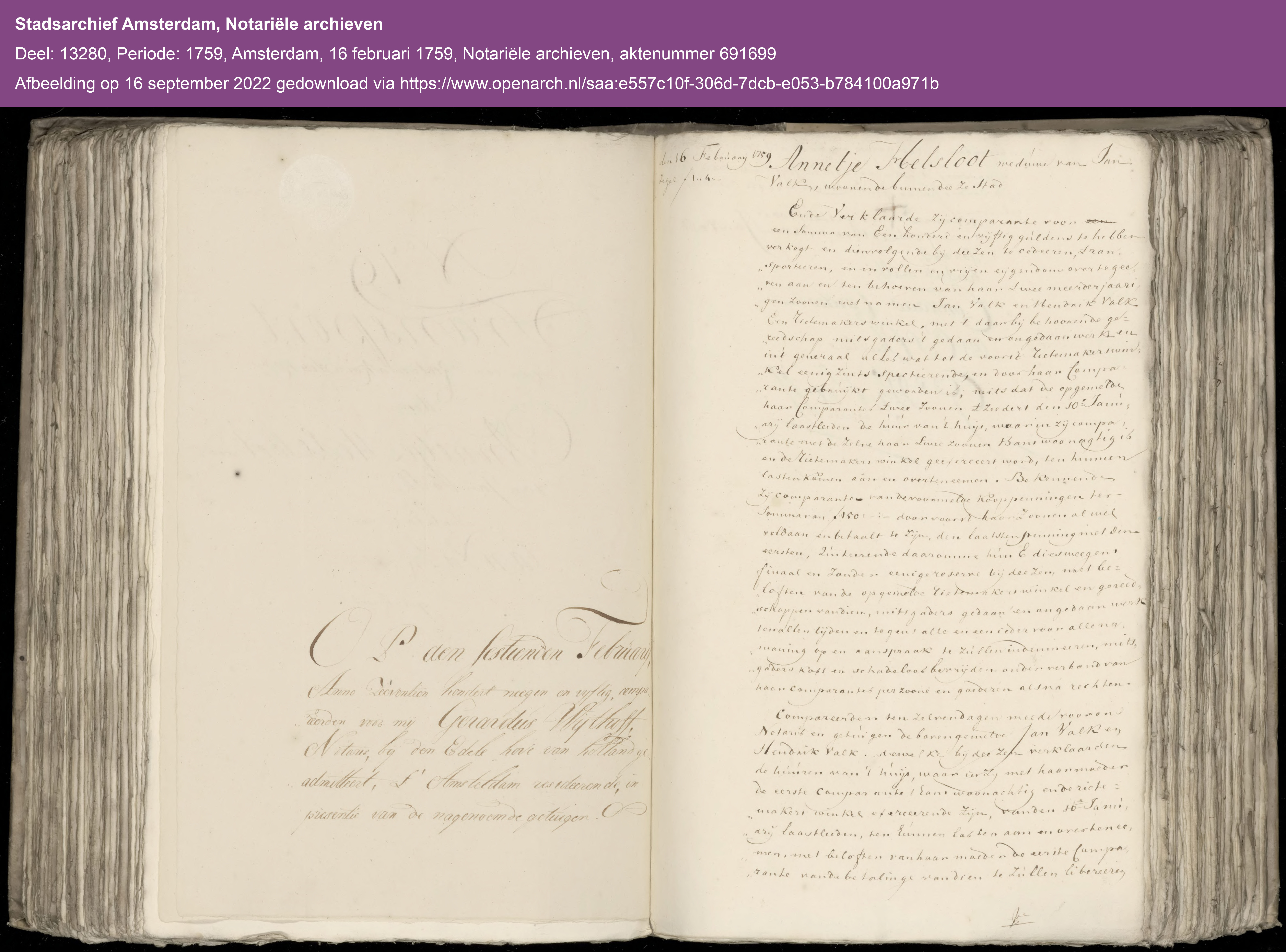 Anna Ariaans Helsloot 1683 transport 16-2-1759 I