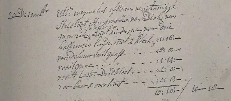 Annigje Claesse Helsloot 1724 begraafregister