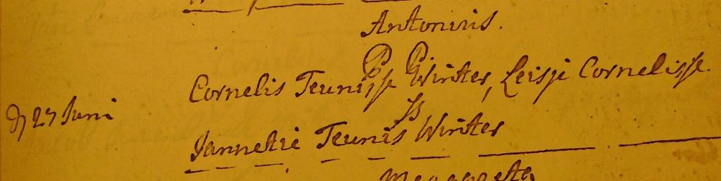 Antonius de Winter 1759 doopboek