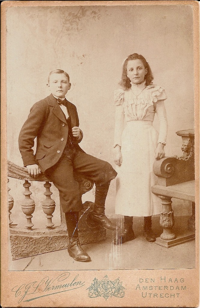 Barbara Catharina Maria Helleganger 1886 en Carel Clement Helleganger 1885