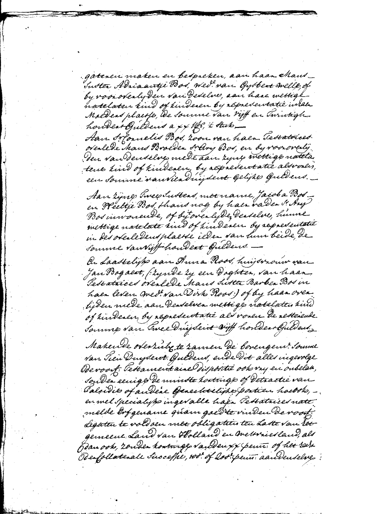 Beligje Jans Helsloot ca1690 testament 1762 IV