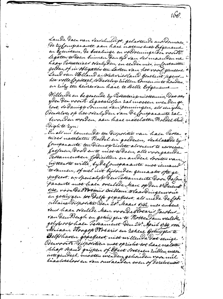 Beligje Jans Helsloot ca1690 testament 1762 V