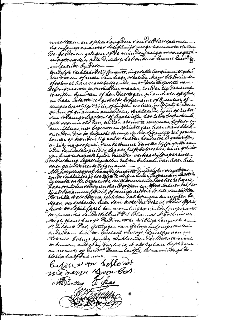 Beligje Jans Helsloot ca1690 testament 1762 VIII