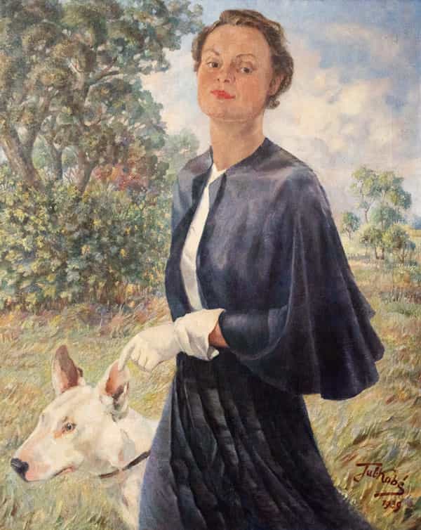 Berendina Evelina Maria Helsloot 1904 schilderij door Julius Kobé (eind jaren dertig) II