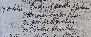 Bertha Broer doopboek