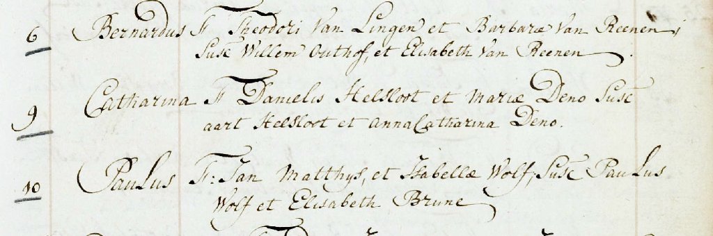 Catharina Helsloot 1783 doopregister