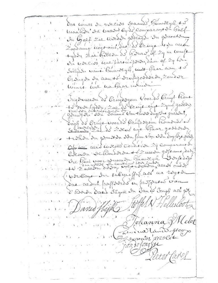 Christophorus Hermans Helsloot 1693 huwelijkse voorwaarden 1722 II