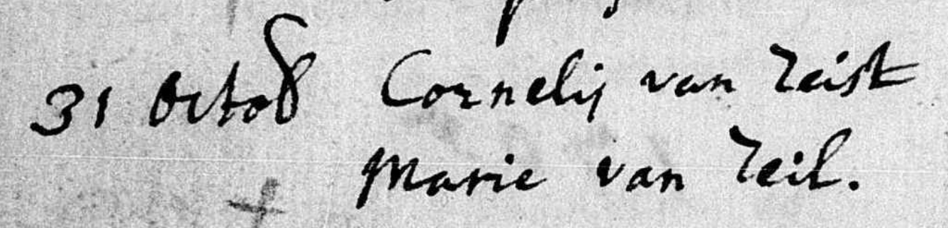 Cornelis van der Sijs x Maria van Zijl trouwboek Statie Buiten de Weerd