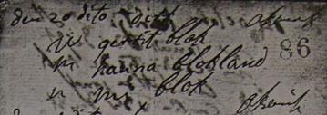 Dirk Blok 1783 doopboek