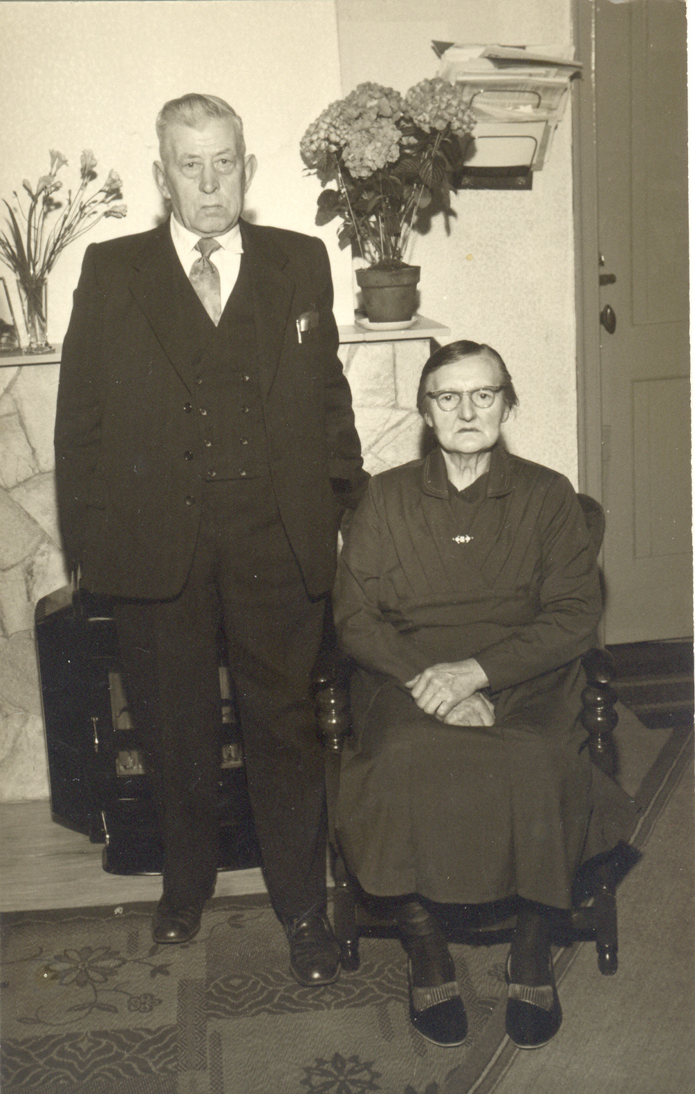Dirk Helsloot 1885 met Geertruida van Elteren (1963)