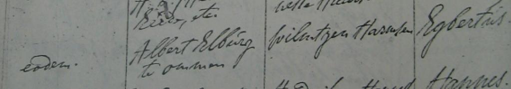 Egbertus van Elburg doopboek