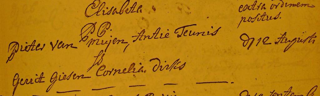 Elisabeth van Muijen doopboek