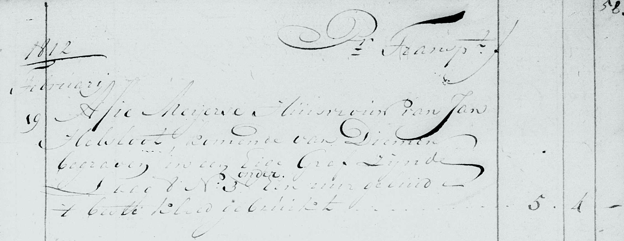 Eva Meijer begraafboek Diemen