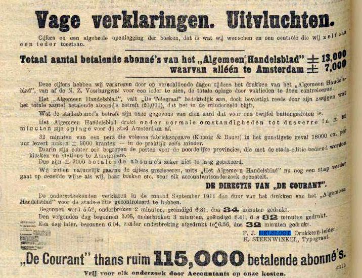 Franciscus Johannes Helsloot 1876 ; Nieuw Israëlietisch Weekblad 3-11-1911