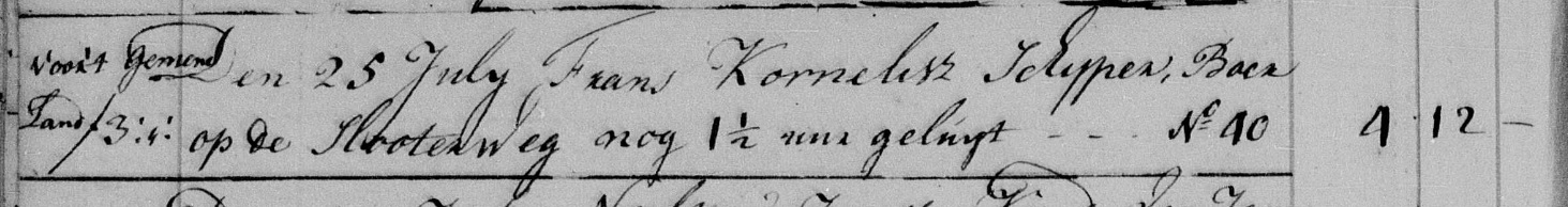 Frans Cornelis Schipper begraafboek