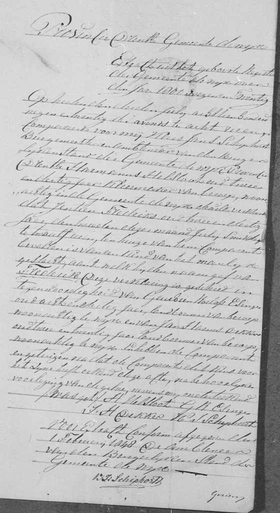 Frederik Helsloot 1829 erkenningsakte I