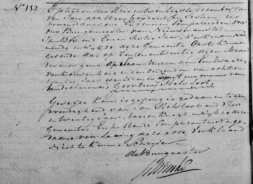 Geertruij Helsloot ca1788 overlijdensakte