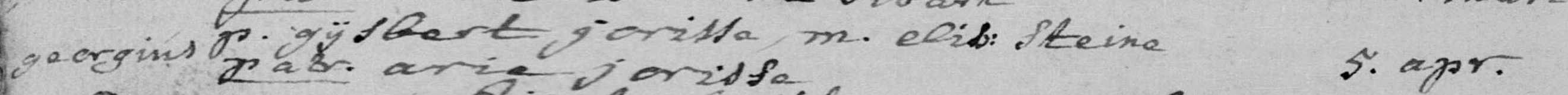 Georgius de Lange 1683 doopboek