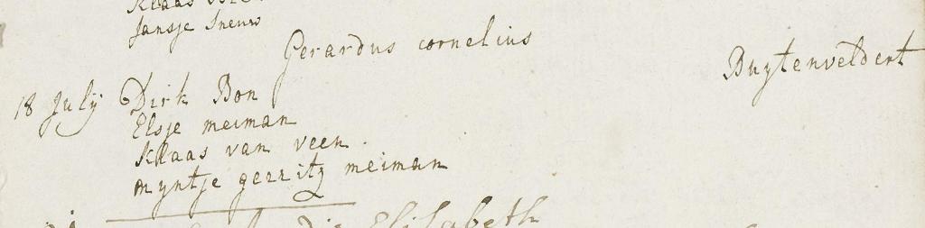 Gerardus Cornelis Bon 1783 doopboek