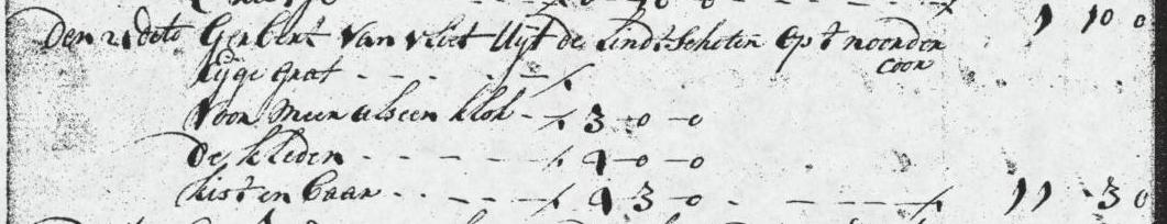 Gerbert Jansz van Vliet begraafregister