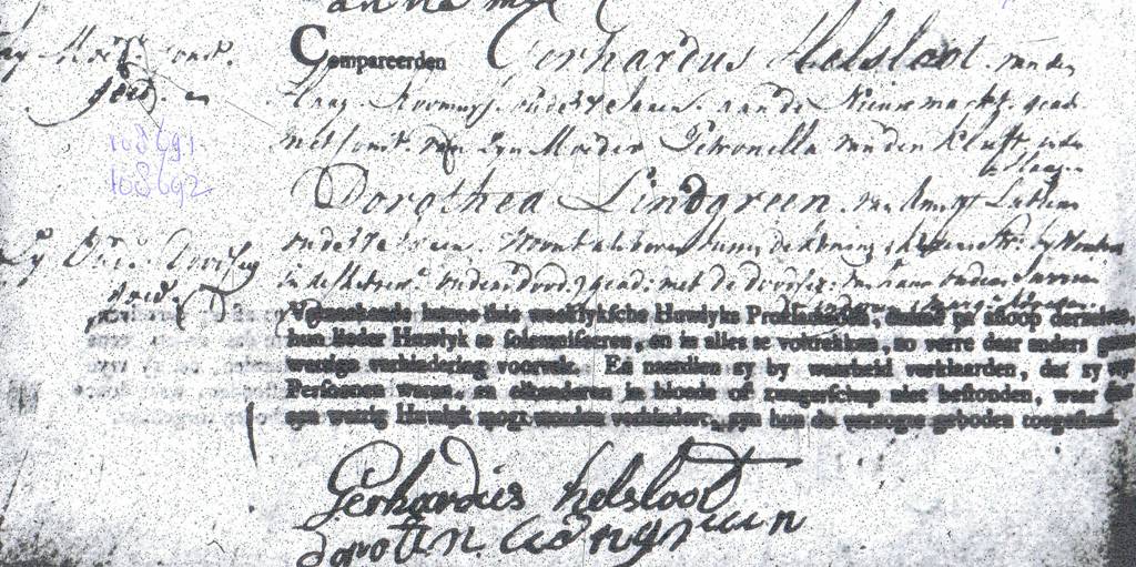 Gerhardus Helsloot 1765 ondertrouwakte 1805