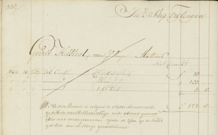 Gerhardus Helsloot 1765 VOC scheepssoldijboek I