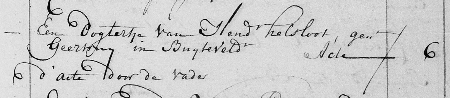 Gertrudis Helsloot 1772 impostboek
