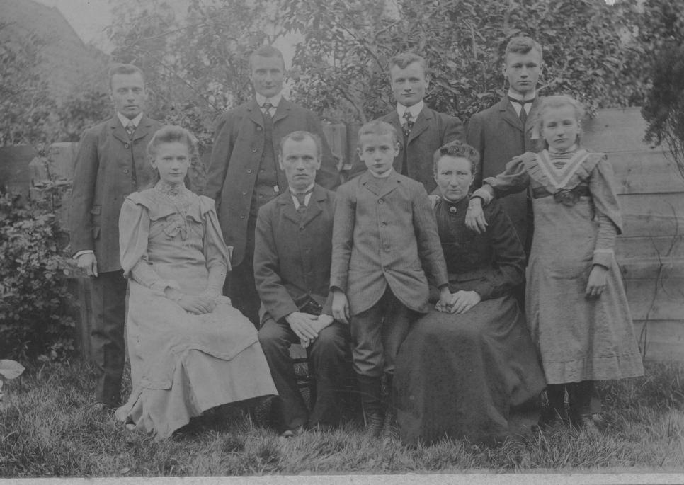 Gezin Jan Boomsma ca 1908
