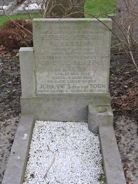 Grietje Klazina van der Torn grafsteen