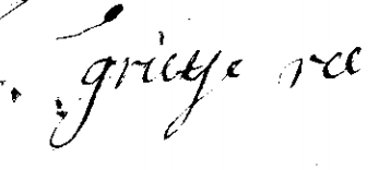 Grietje van Rhee handtekening