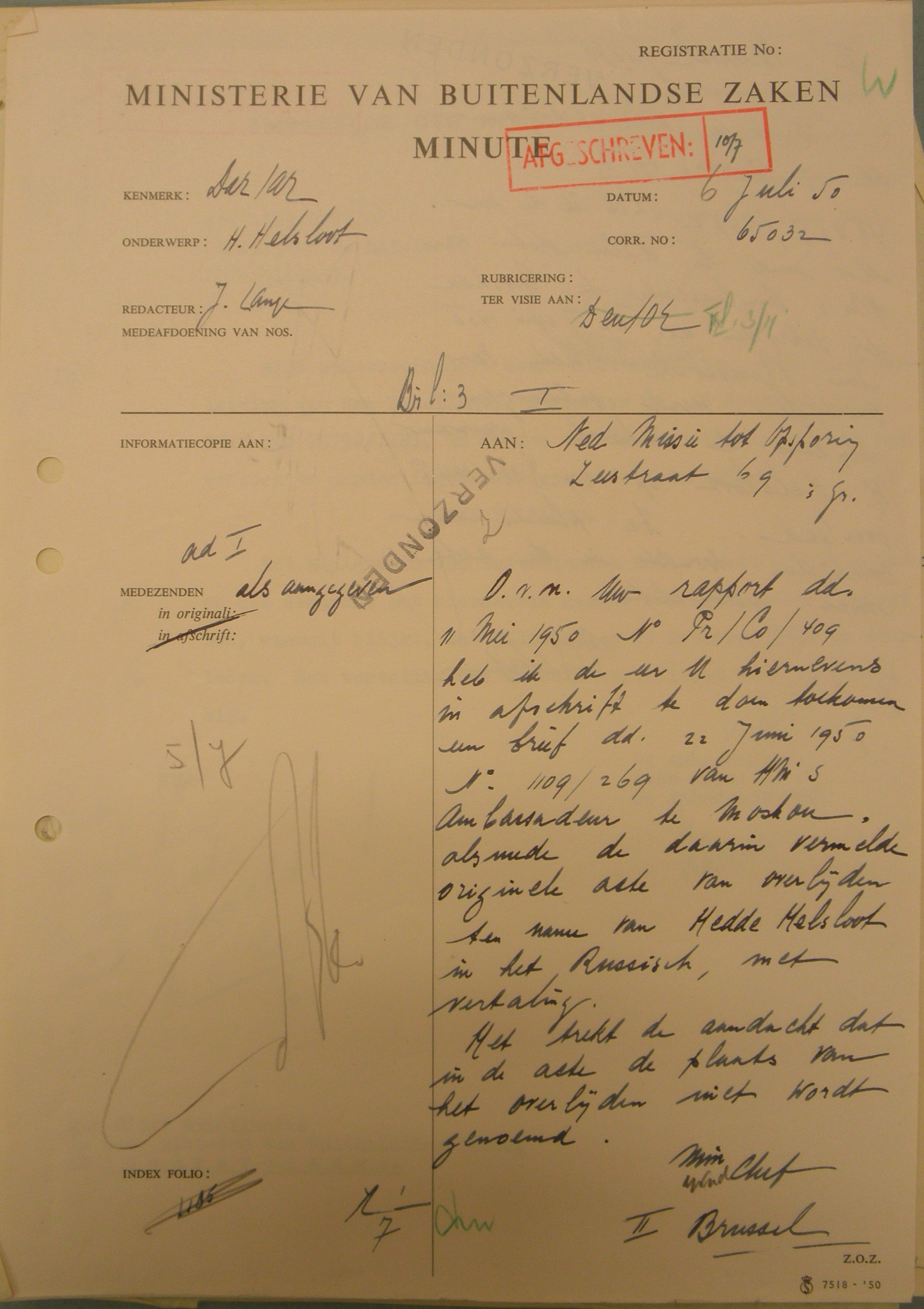 Hedde Helsloot 1920 opsporing en vermissing van krijgsgevangenen III