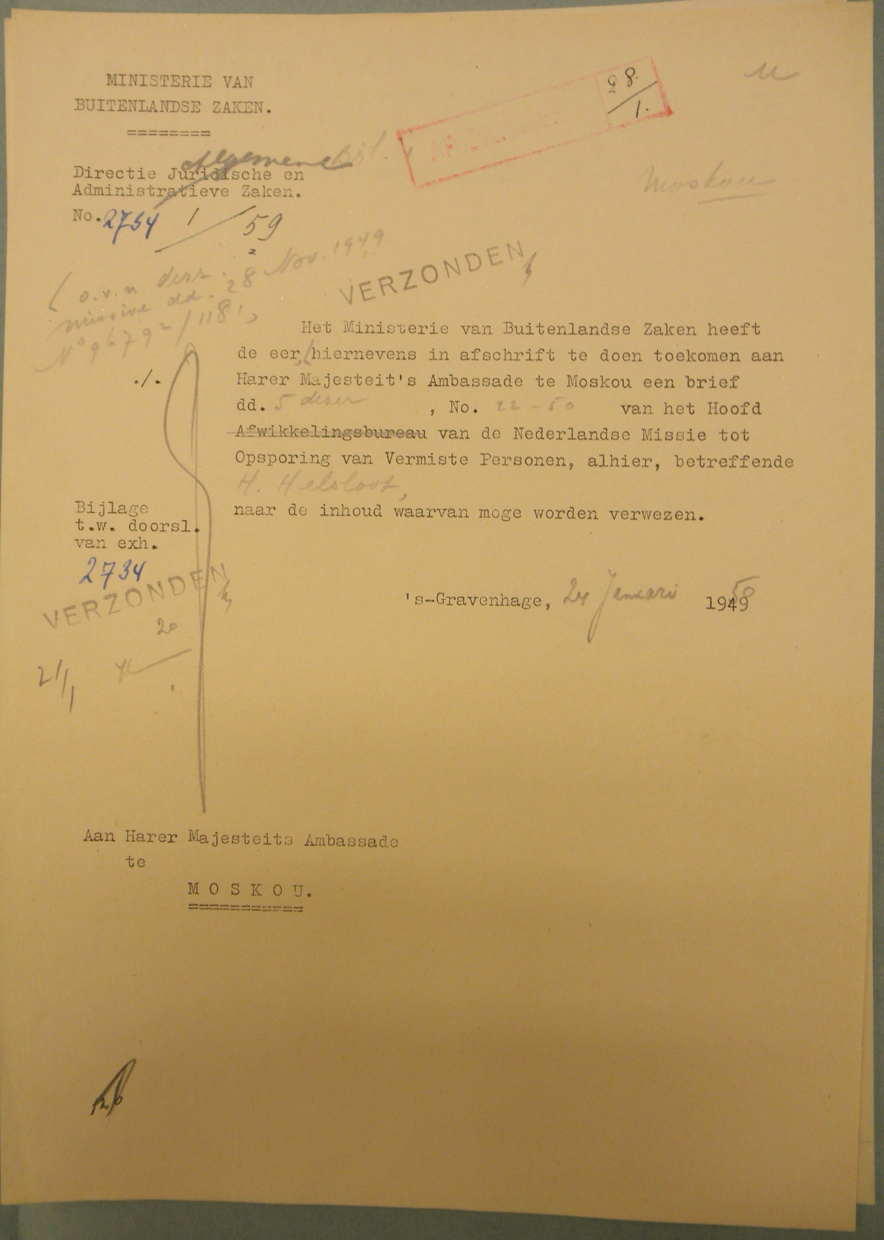 Hedde Helsloot 1920 opsporing en vermissing van krijgsgevangenen X
