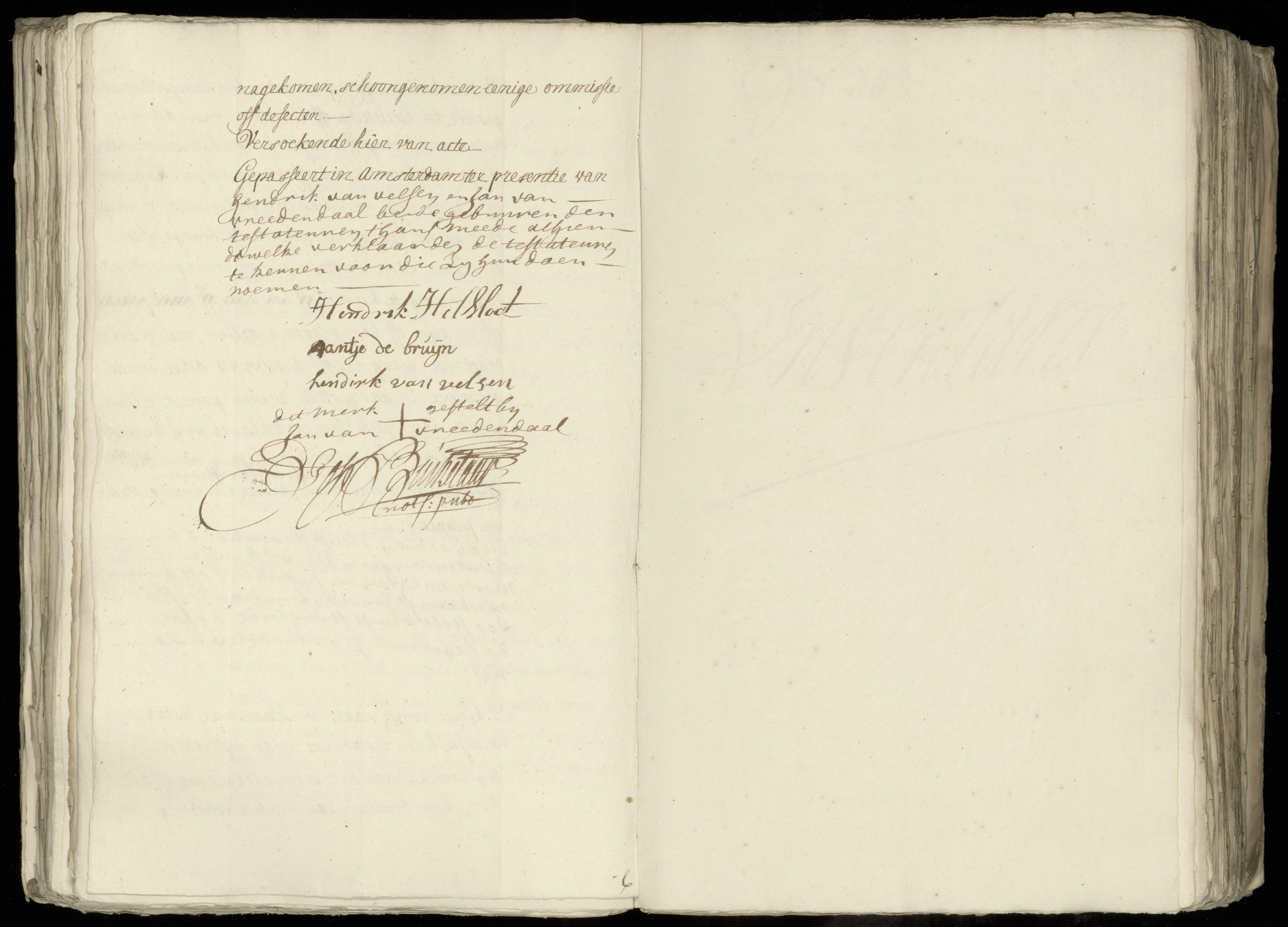 Hendricus Helsloot 1736 x Anna de Bruijn testament 1763 IV