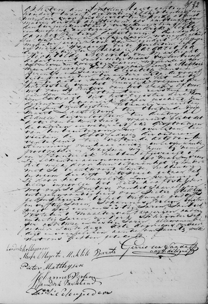 Hendrik Helleganger 1774 huwelijksakte