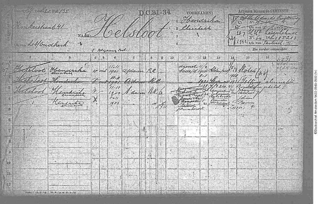 Klik voor foto in apart venster hendrika_elisabeth_helsloot_1901_gezinskaart.jpg