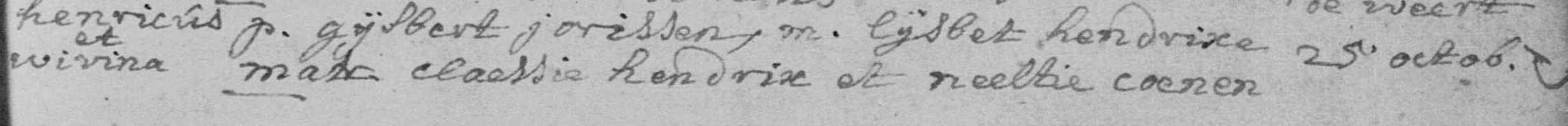 Henricus de Lange 1677 doopboek