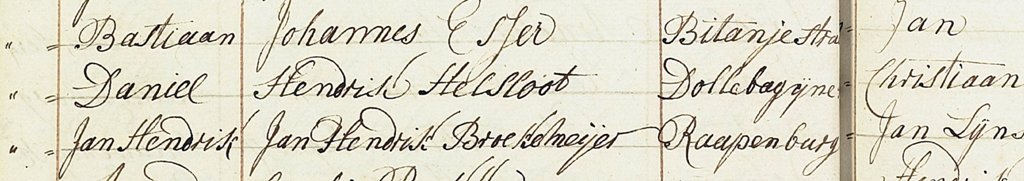 Henricus Helsloot 1785 begraafregister