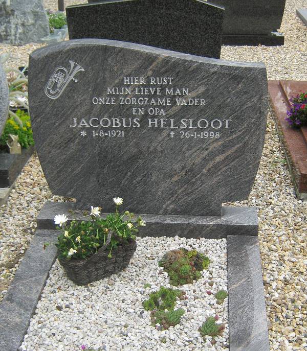 Jacobus Helsloot 1921 grafsteen