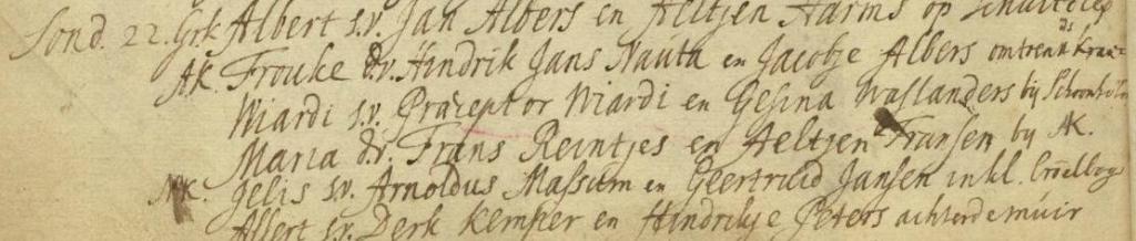 Jelis Masson doopboek