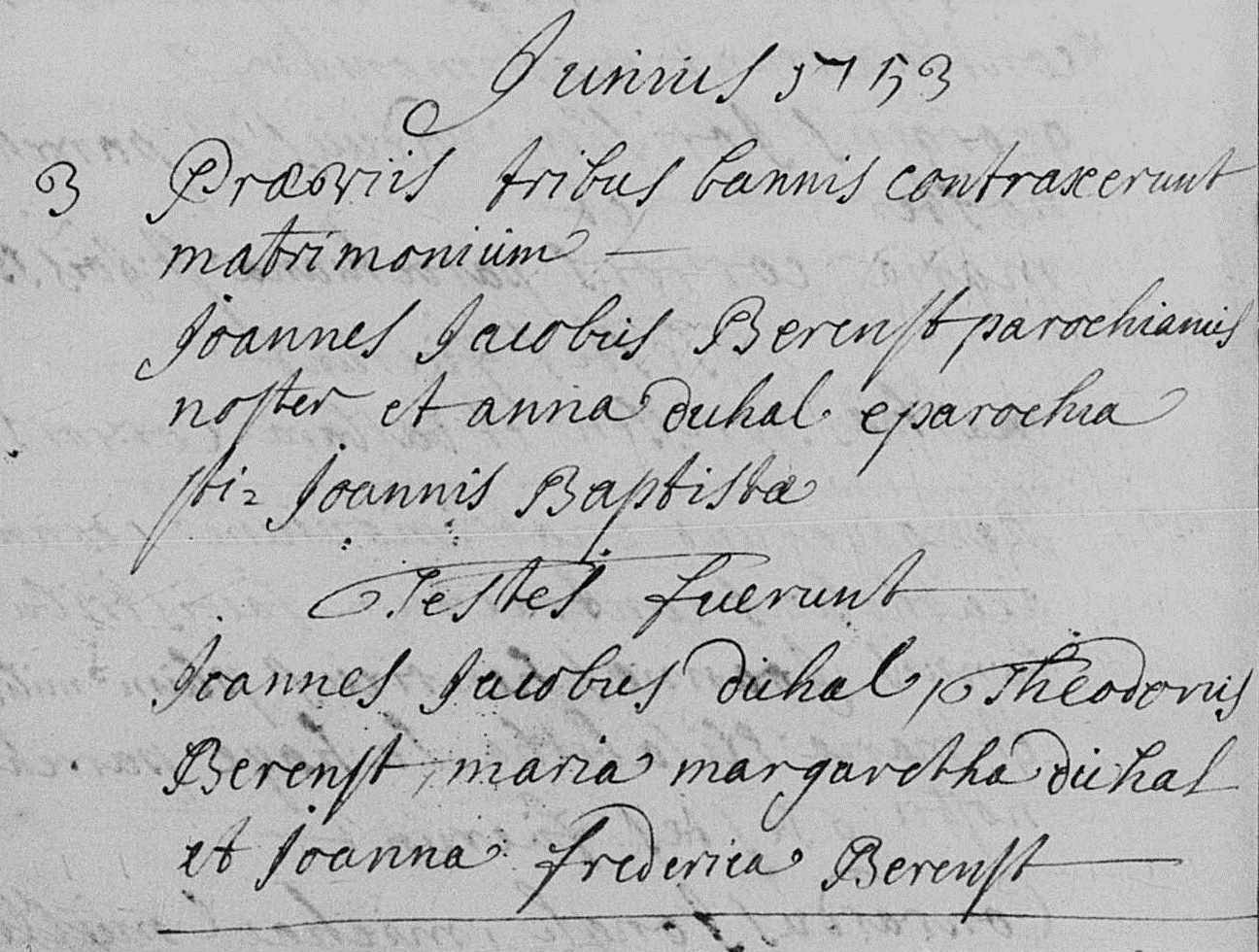 Joannes Jacobus Theodorus Berents x Anna Duhal trouwboek