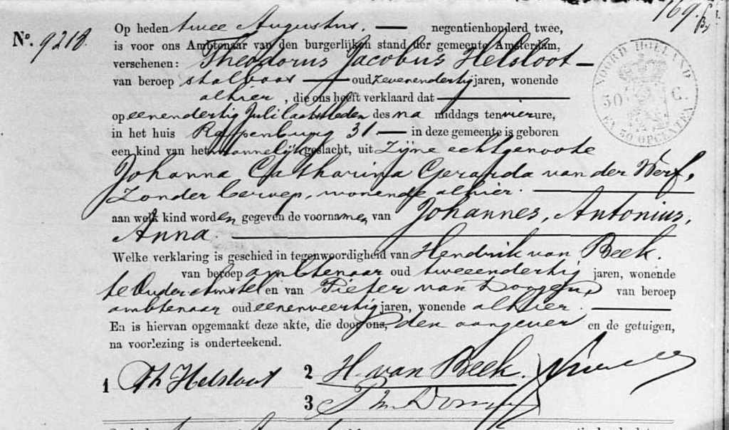Klik voor foto in apart venster johannes_antonius_anna_helsloot_1902_geboorteakte.jpg