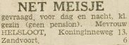 Johannes Franciscus Helsloot 1882 ; Haarlems Dagblad 28 april 1928