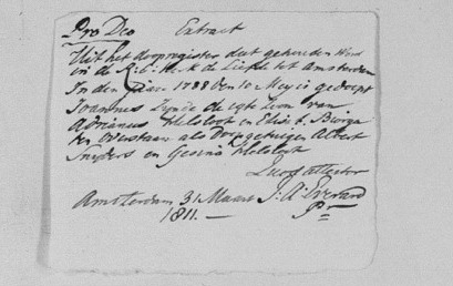 Johannes Helsloot 1788 doopextract