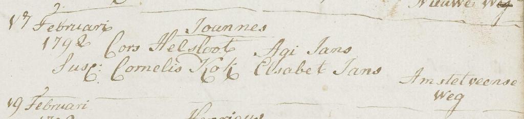 Johannes Helsloot 1792 doopboek