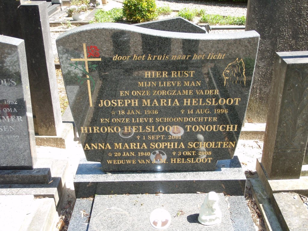 Joseph Maria Helsloot 1936 grafsteen
