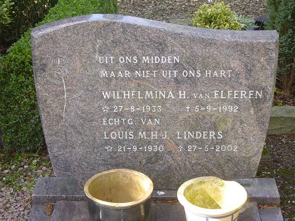 Louis Maria Henricus Johannes Linders grafsteen