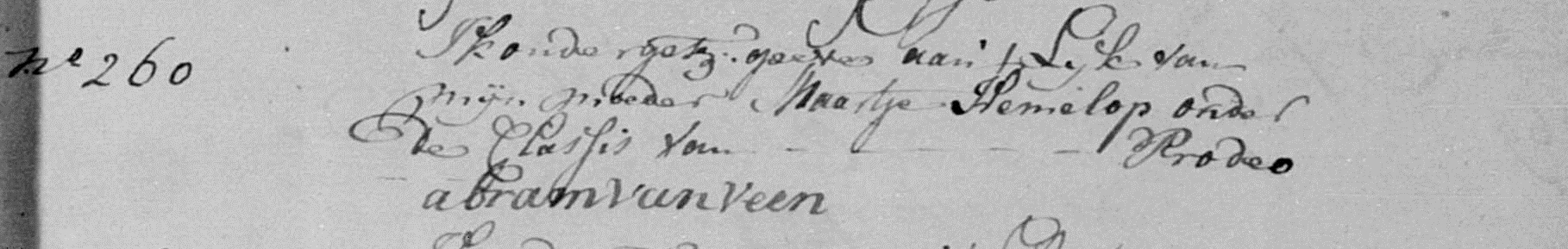 Maartje Hemelop 1730 begraafboek